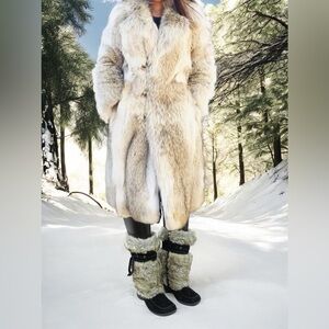 Suede Faux fur NATURALIZER womens wedge mid calf boots